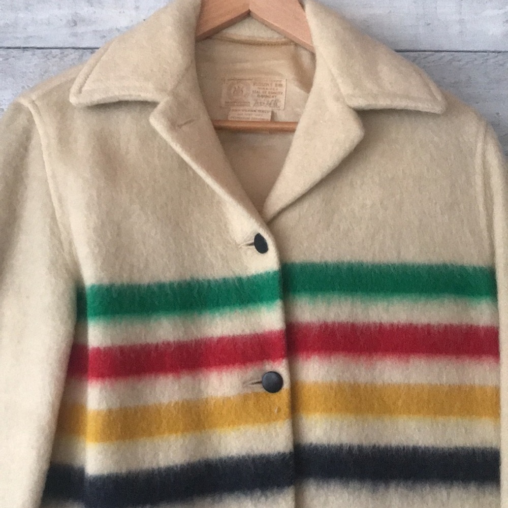 Vintage Hudson’s Bay virgin wool jacket 1970s - Picture 5 of 12